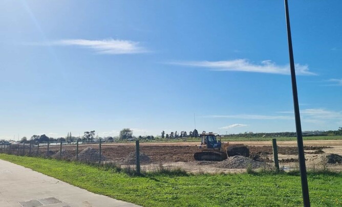 Area Q earthworks Area