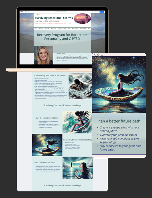 Redesigned home page in WIX