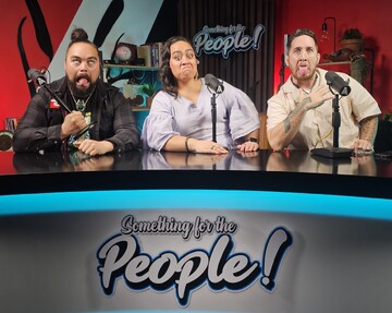 Something for the People is a LIVE breakfast meets late night news satire show on Māori Television