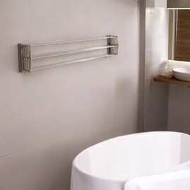 Clothesline folds away when not in use