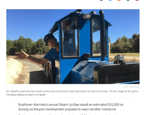 In The News! The Timaru Herald/Stuff - Steam Up Day 2021