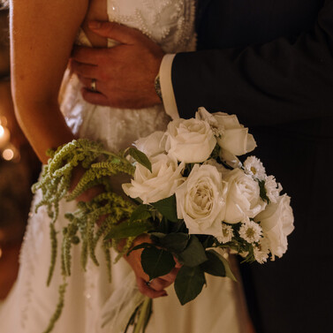 Close up of the bouquet