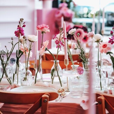 Close up of the bouquet