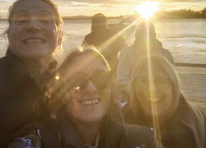 Line dancing at the waterfront - Whakatāne