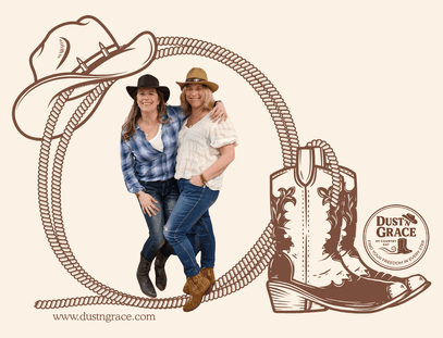 Heading off to my first line dancing country music party with my big sister, in August 2024