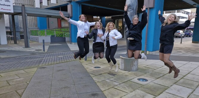 Jumping around Palmerston North