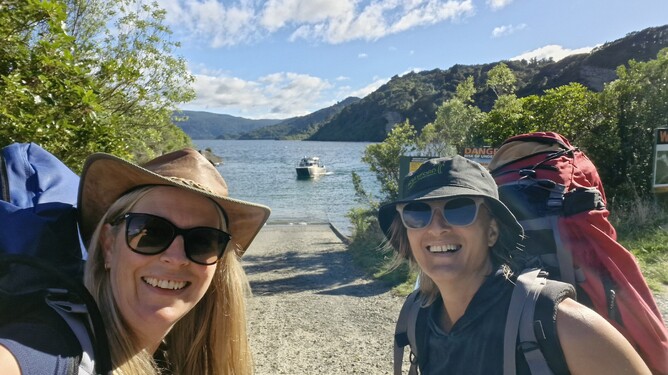 Start of the Great Lake Waikaremoana Walk