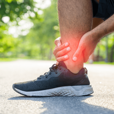 Specialist podiatry and physiotherapy for ankle pain including sprains, arthritis, and tendon injuries at Foot Foundation