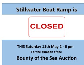 Ramp Closure for Bounty of Sea Auction