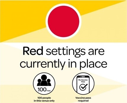 Club Opening Hours Under Red Traffic Light