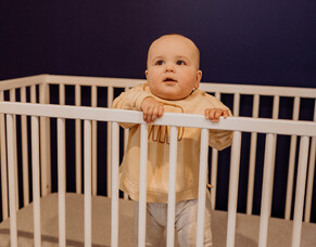 Is your baby standing in their cot?