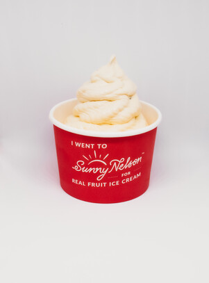 Passionfruit real fruit ice cream