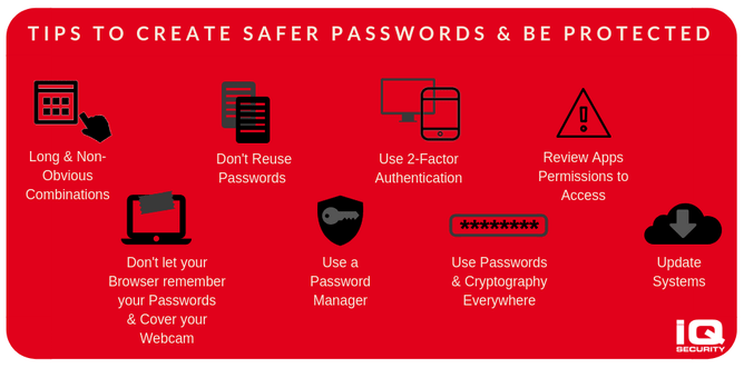 Tips to Create Safer Passwords IQ Security
