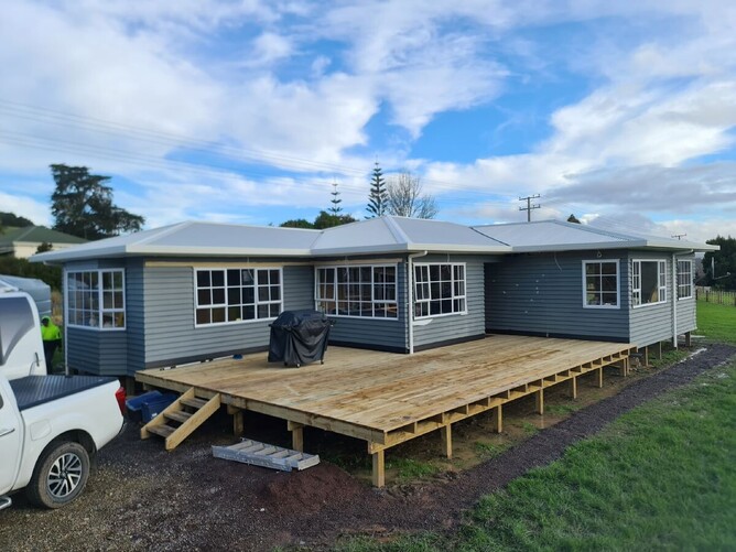 new roof in lighter colour by Flood Roofing in Bay of Islands