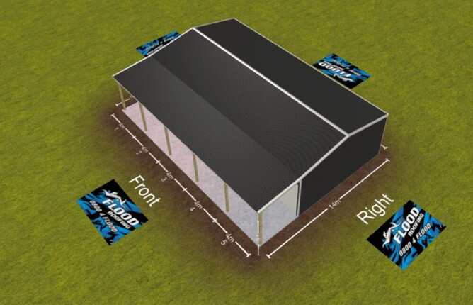 design tool mockup of a pole shed