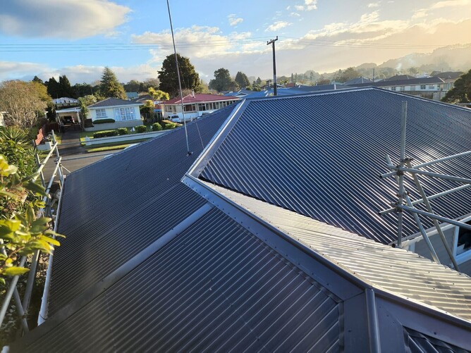 new roof by Flood Roofing