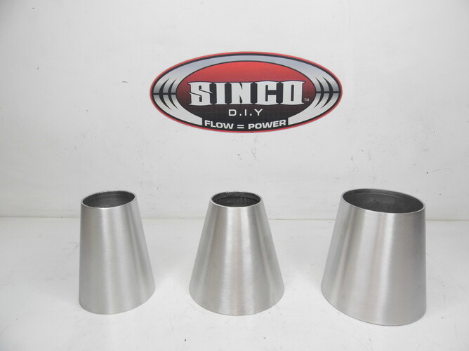 stainless steel exhaust reducer cones