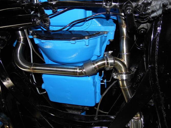 exhaust bellow exhaust pipe