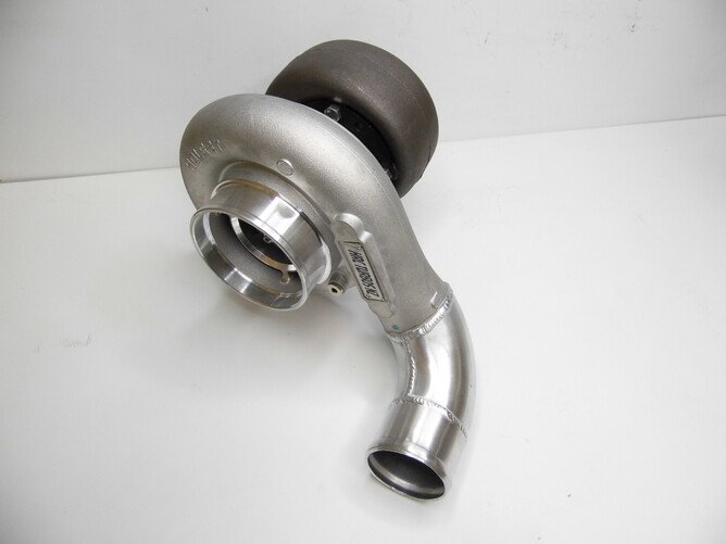 aluminum donut welded to turbo