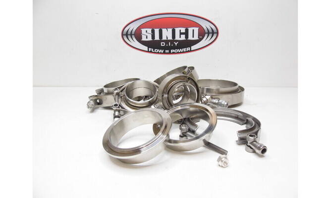 V band clamps and flanges