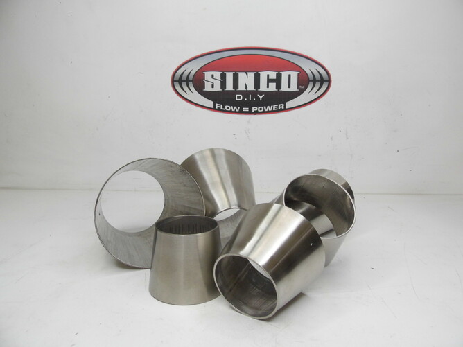 Stainless steel exhaust reducers