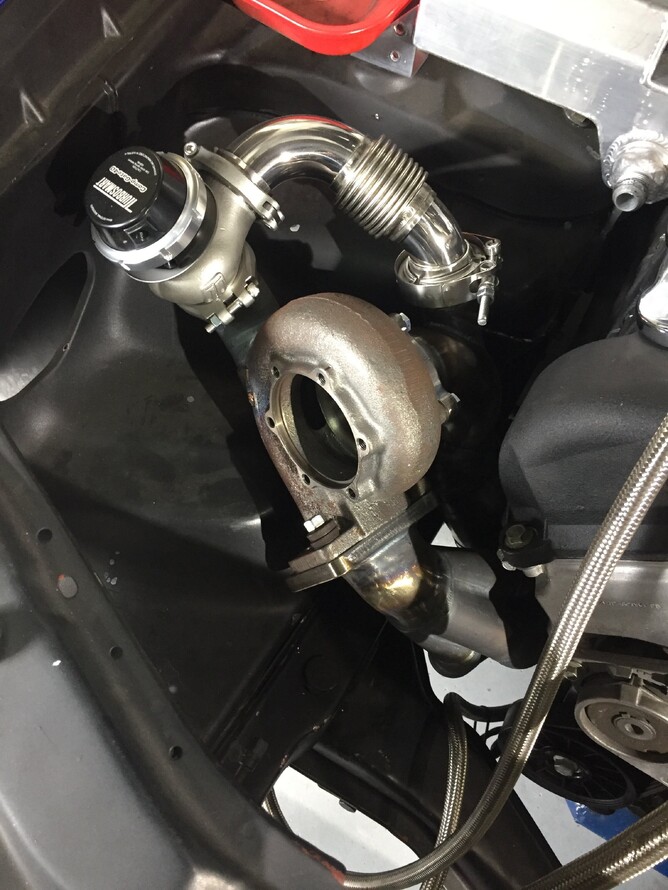 wastegate pipe to downpipe