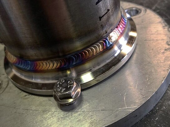 turbo outlet v band flange