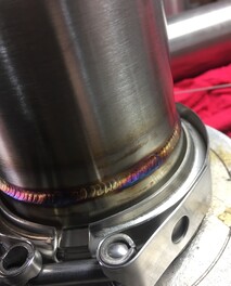 universal v band flange