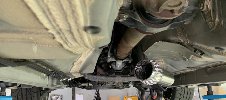 exhaust flexi ground clearance