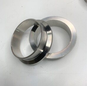 Flat vband flanges