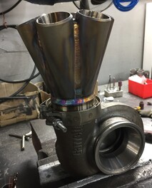 turbo outlet v band flange