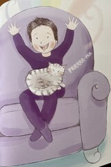 The Boy Who Could Only See Purple illustration