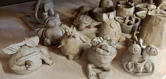 Crazy creatures created in Tuesday's school holiday workshop