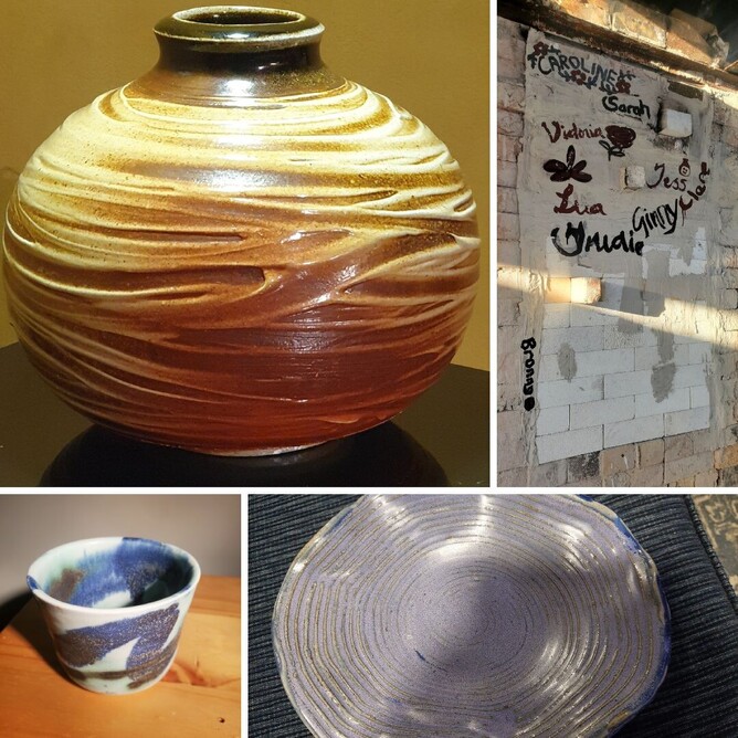 Beautiful pieces from the May 2023 woodfiring