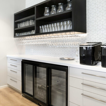 Residents' bar at the community centre at Parawaitai Village, lifestyle retirement living