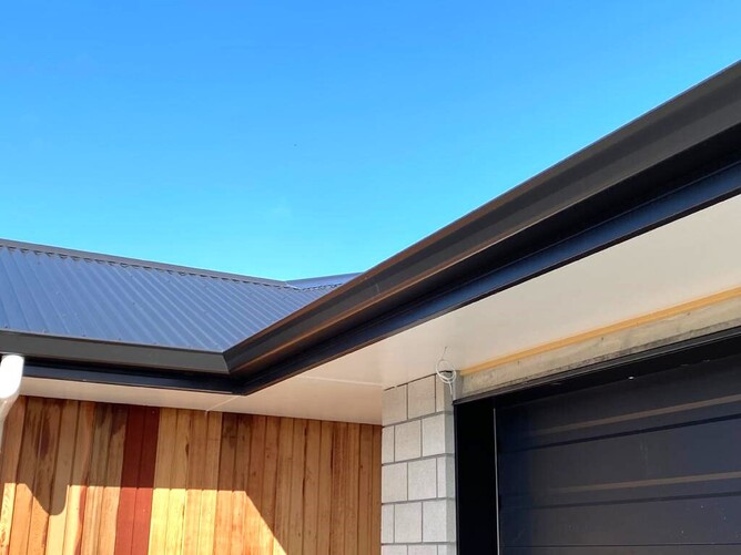 section of colorcote guttering from Fineline