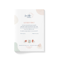 Thank you cards for posted letters