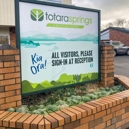 illustration, Signage & Website Design | Totara Springs Christian Centre