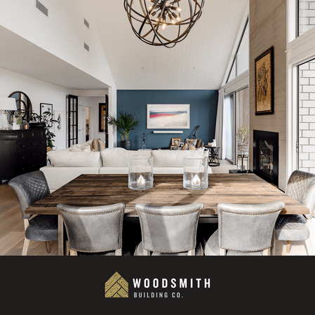 Woodsmith Builders - Website Design for architectural builders in Auckland, NZ. Photo of interior home renovation, living room