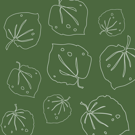 Kawakawa Print design | Fabric pattern for reusable nappies