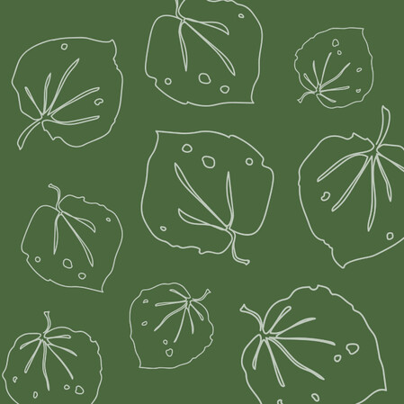 Kawakawa Print design | Fabric pattern for reusable nappies