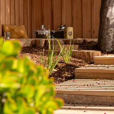 Outdoor learning spaces at Little Moas Auckland daycare