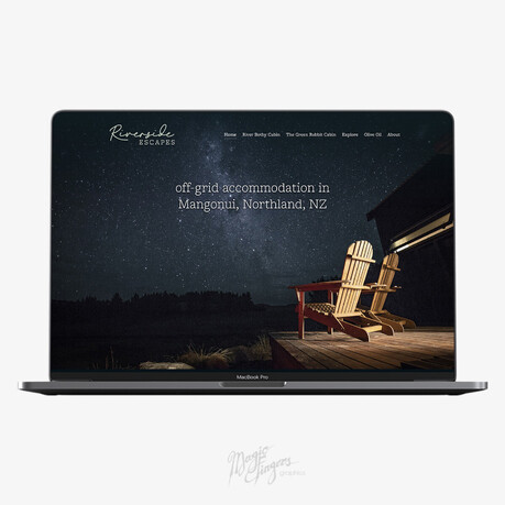 Riverside Escapes | Website Design for Mangonui Accomodation Northland