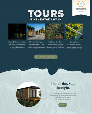 Riverside Adventures Rebrand and website design