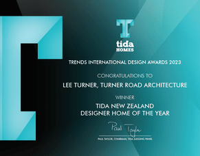 Turner Road Architecture wins 2023 TIDA NZ Designer New Home of the Year