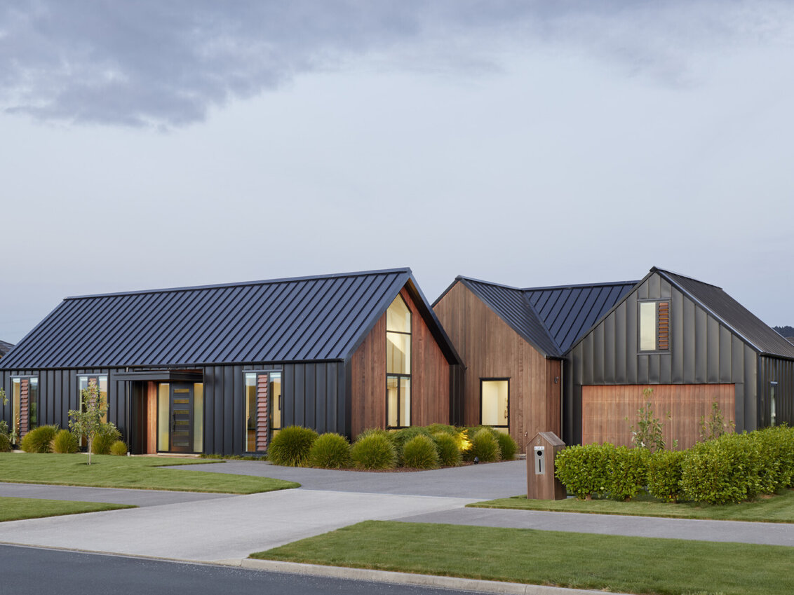award winning modern barn house