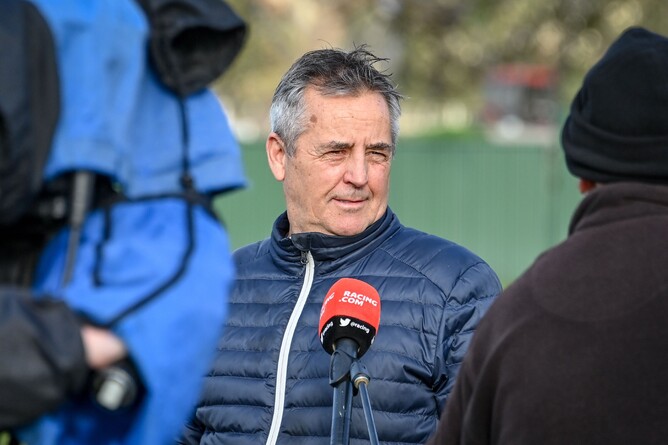 Lindsey Smith, trainer of In A Twinkling. - Photo: Racing Photos