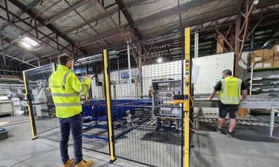 Industrial machinery safety implementation