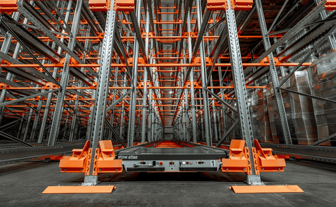 pallet racking shuttle - automated pallet storage