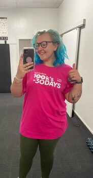 Collette and 100k,s in 30 days.